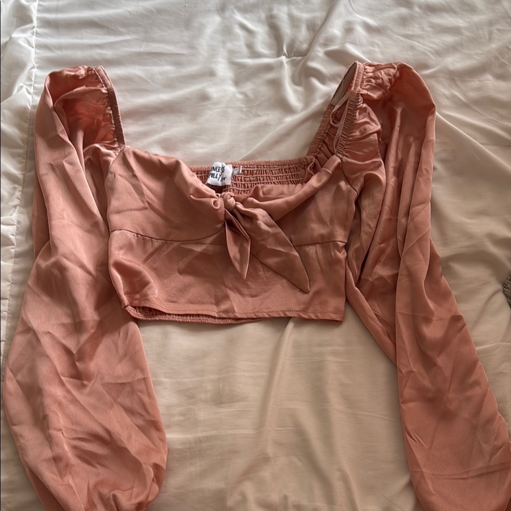 Women's Pink Crop Top